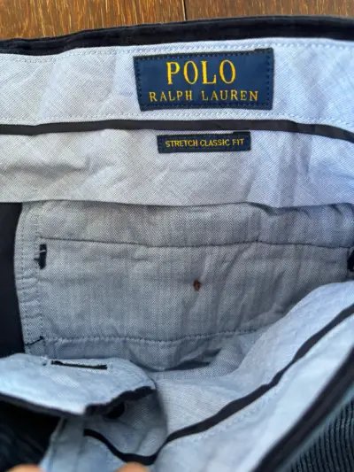 Pantalones de pana azul marino Polo Ralph Lauren - miniatura 4
