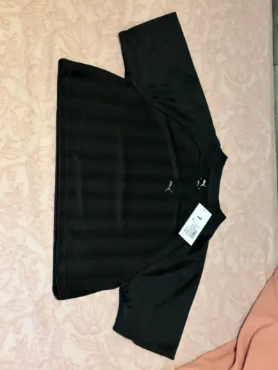 Polera deportiva negra Puma para mujer - miniatura 3