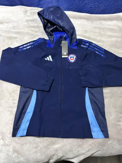 Chaqueta impermeable Adidas selección chilena - miniatura 1