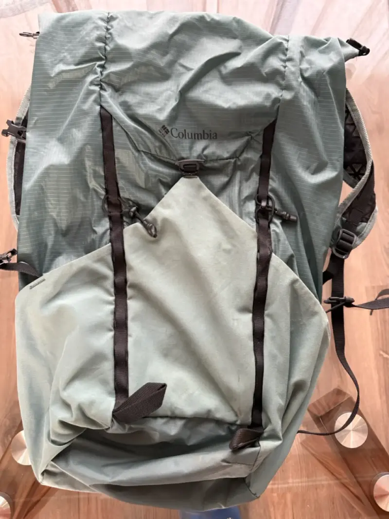 Mochila de senderismo Columbia verde - 2
