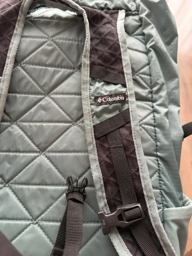 Mochila de senderismo Columbia verde - 4