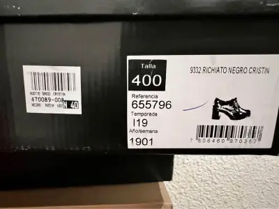 Zapatos Cuero Charol negros con tacón GACEL - miniatura 5