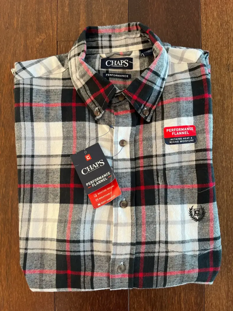 Camisa de franela a cuadros Chaps para hombre - 2