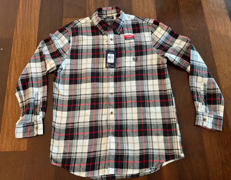 Camisa de franela a cuadros Chaps para hombre - 4