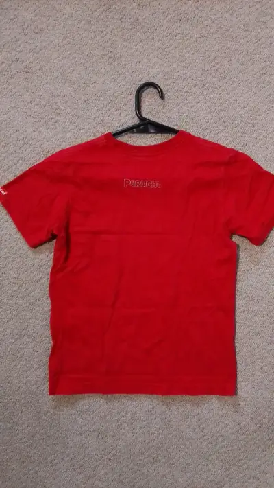 Polera roja infantil con diseño de Perú - miniatura 3