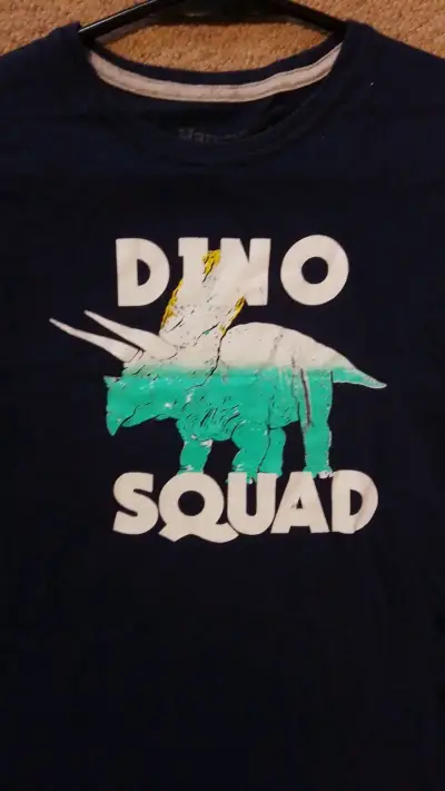 Polera infantil Dino Squad azul - miniatura 2