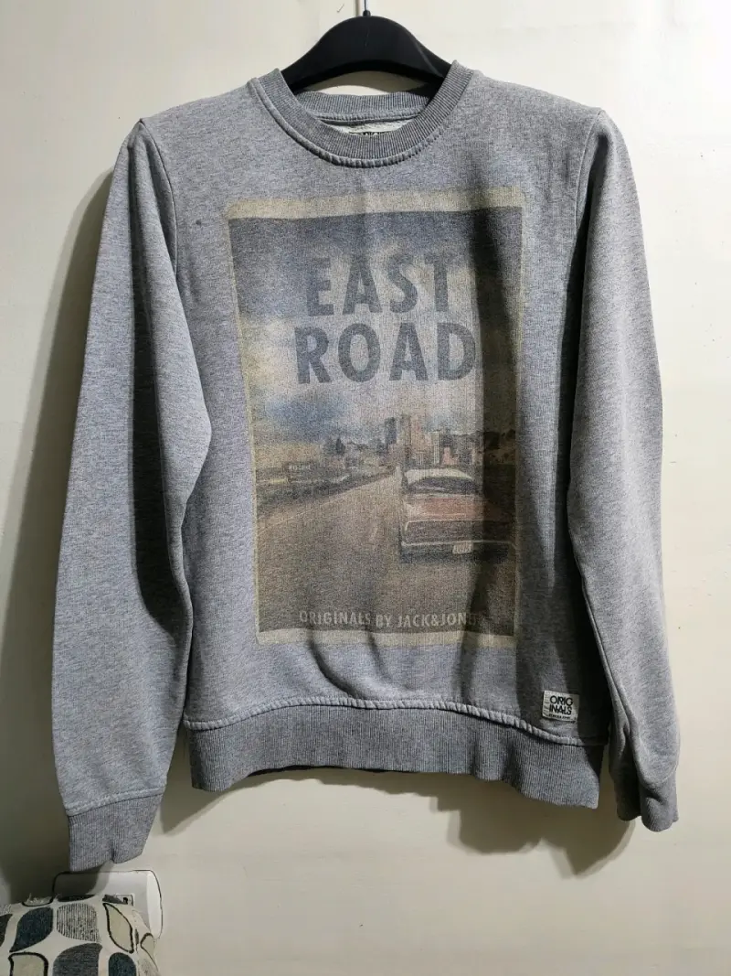 Polerón gris Jack & Jones