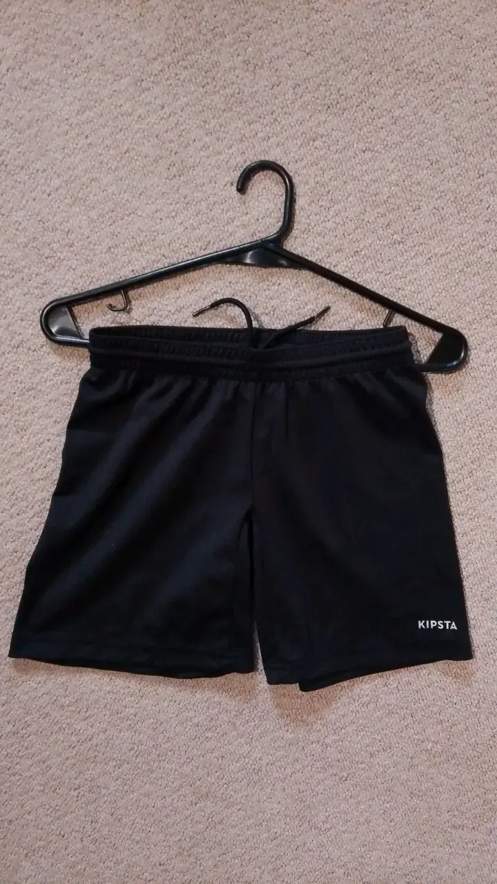 Shorts deportivos negros Kipsta para hombre - 1