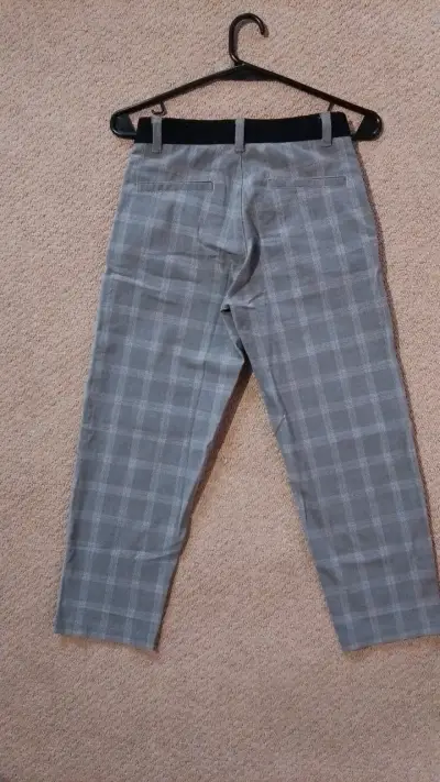 Pantalones a cuadros grises Zara para niño - miniatura 4