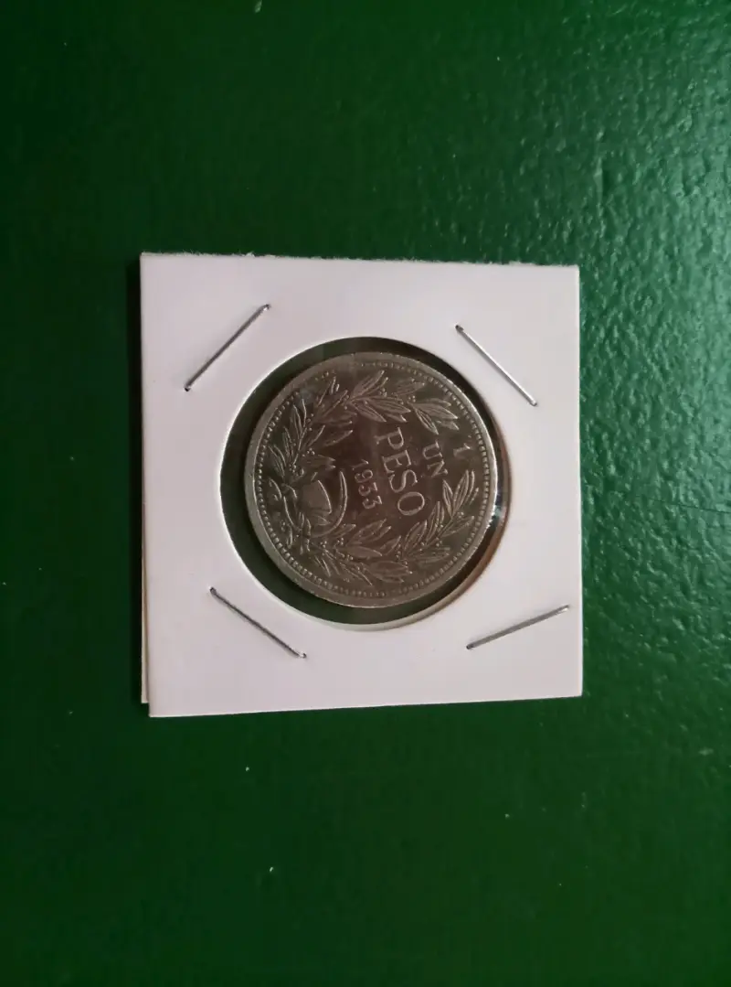 Moneda antigua de un peso 1933 - 1