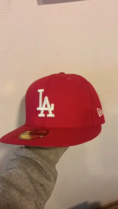 Gorra roja New Era LA Dodgers - miniatura 1