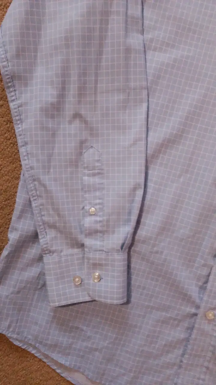 Camisa formal azul claro para hombre - 2