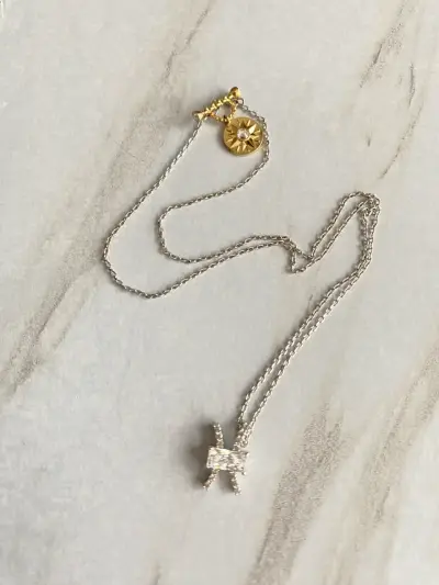 Collar Swarovski Colección Zodiac Piscis Original - miniatura 2