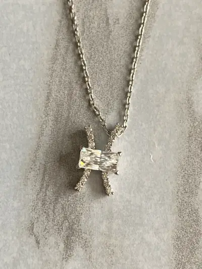 Collar Swarovski Colección Zodiac Piscis Original - miniatura 3