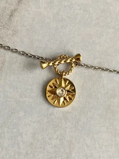 Collar Swarovski Colección Zodiac Piscis Original - miniatura 4