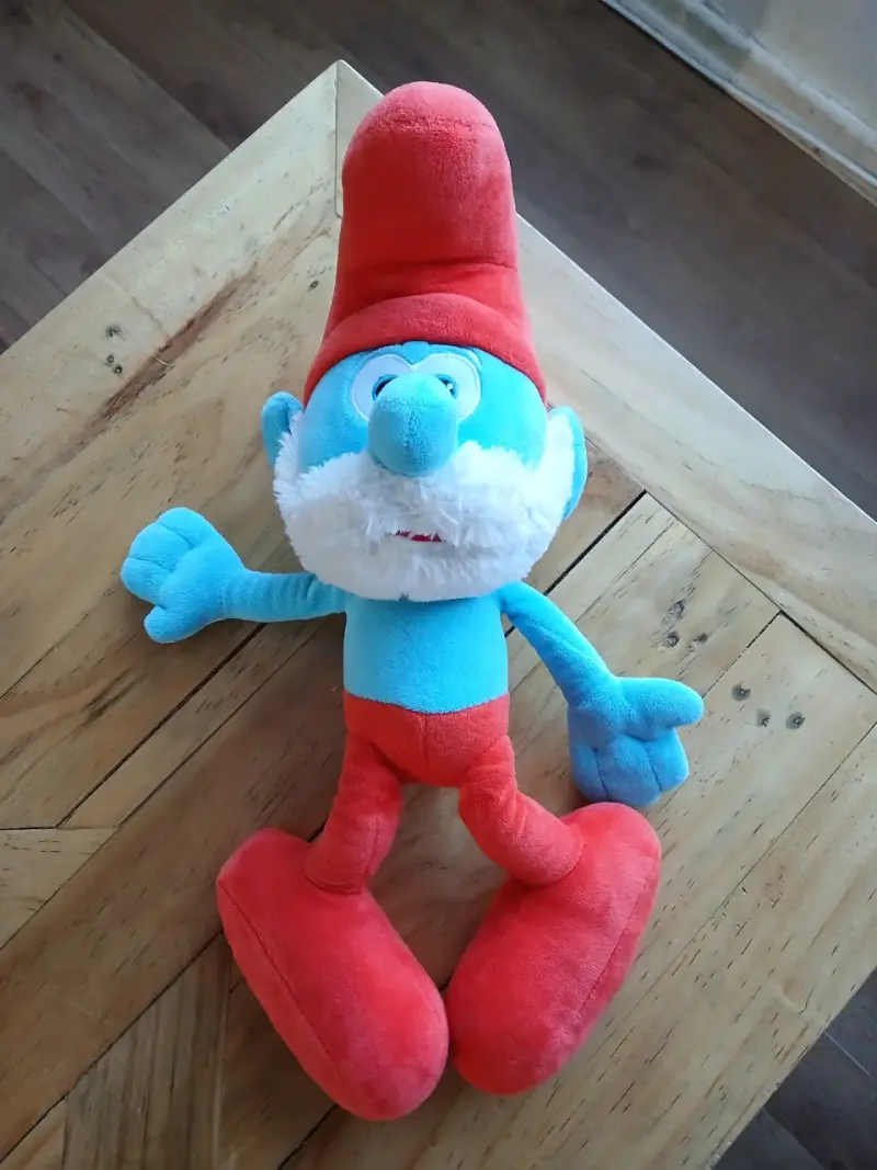 Peluche de Papá Pitufo grande y suave - 4