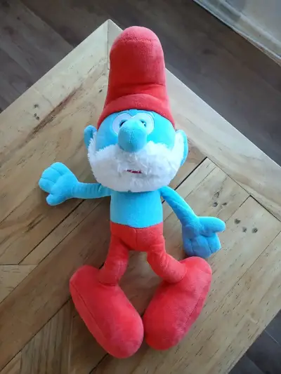 Peluche de Papá Pitufo grande y suave - miniatura 4