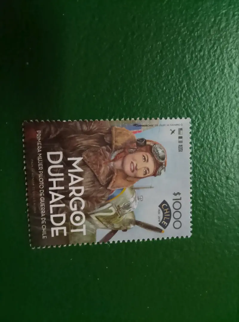 Sello conmemorativo Margot Duhalde Chile