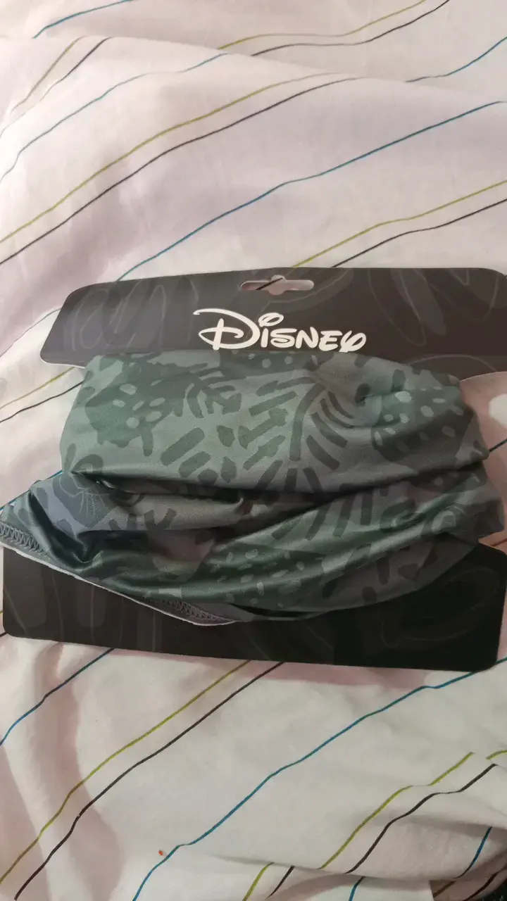 Bufanda tubular Disney estampada verde