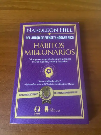 Libro Hábitos Millonarios de Napoleón Hill - miniatura 1