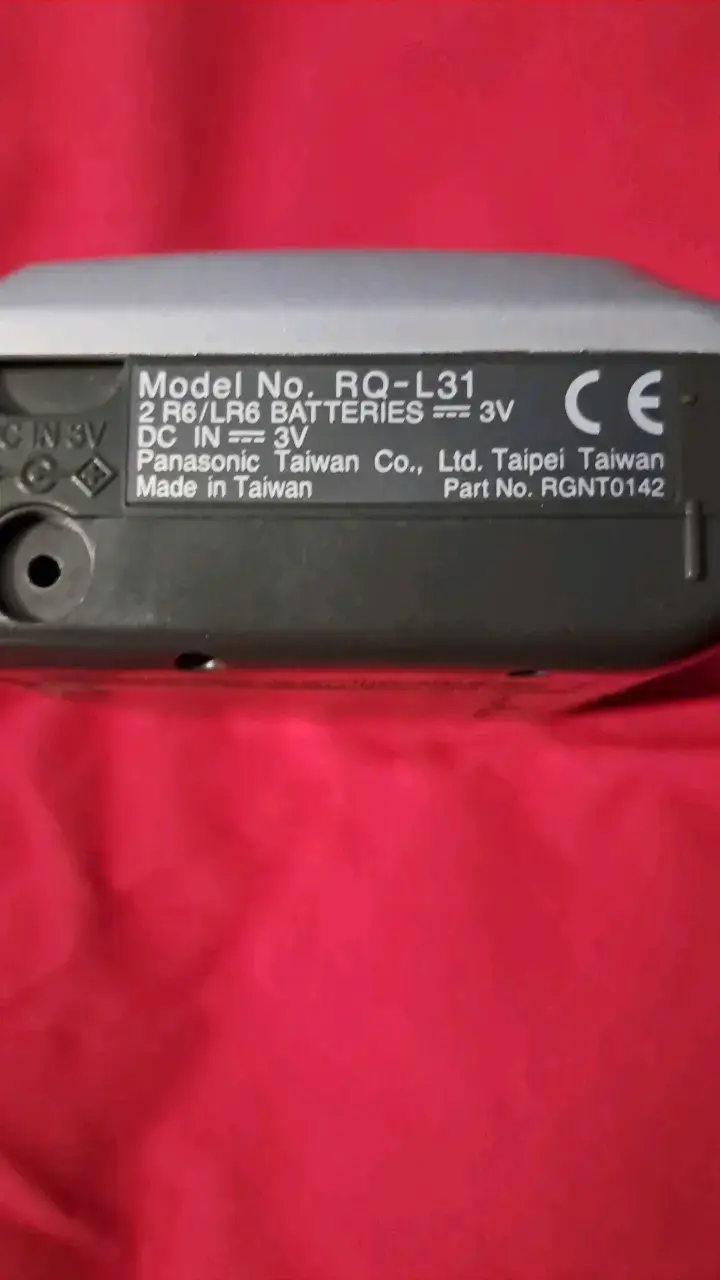 Grabadora de cassette Panasonic RQ-L31 - 4