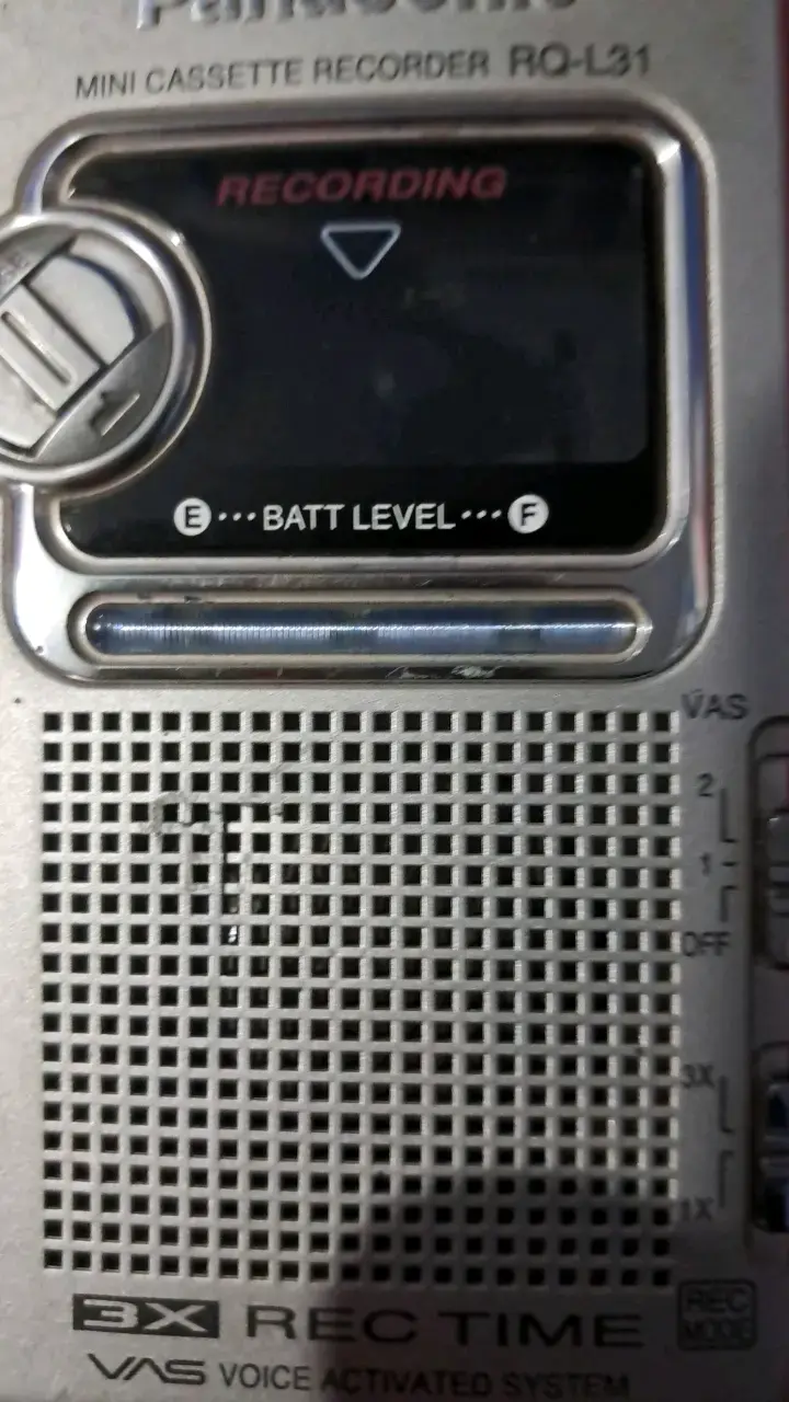 Grabadora de cassette Panasonic RQ-L31 - 5