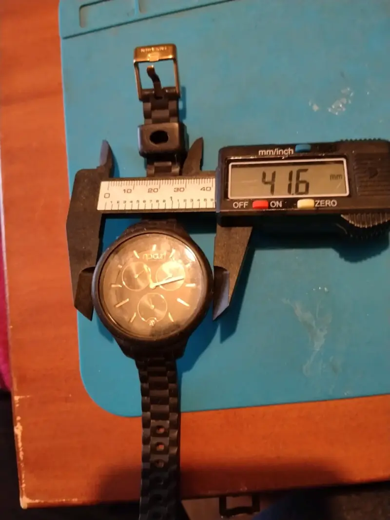 Reloj Rip Curl negro con cronógrafo - 2
