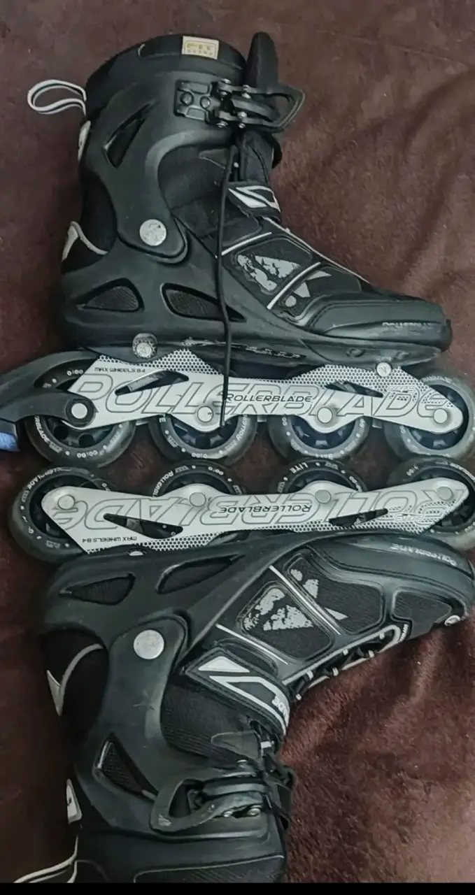 Patines en línea Rollerblade negros de 4 ruedas - 3