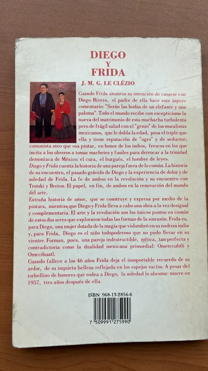 Libro 'Diego y Frida' de J.M.G. Le Clézio - 2