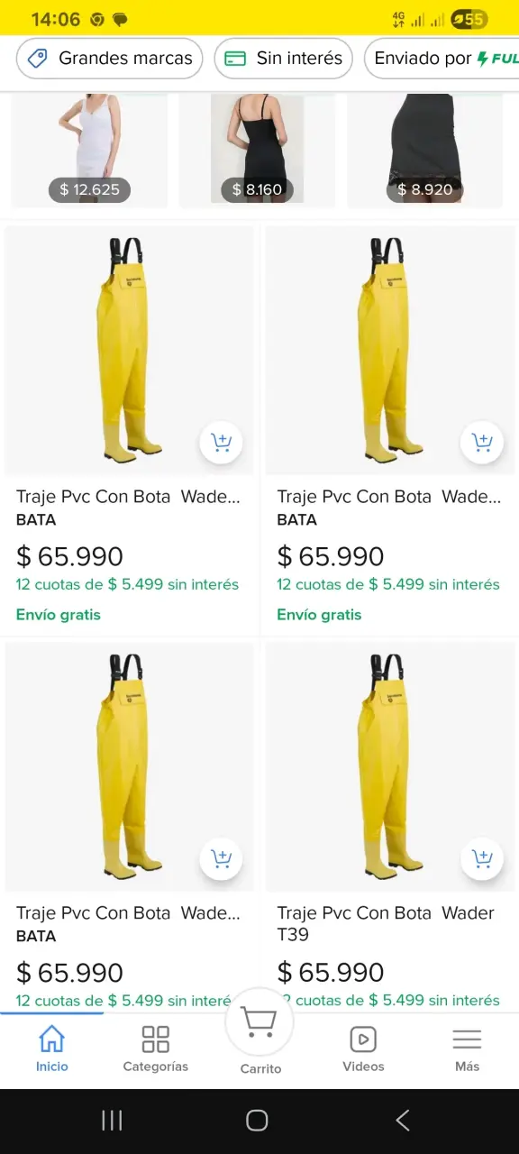 Traje de PVC con botas impermeables Bata - 1