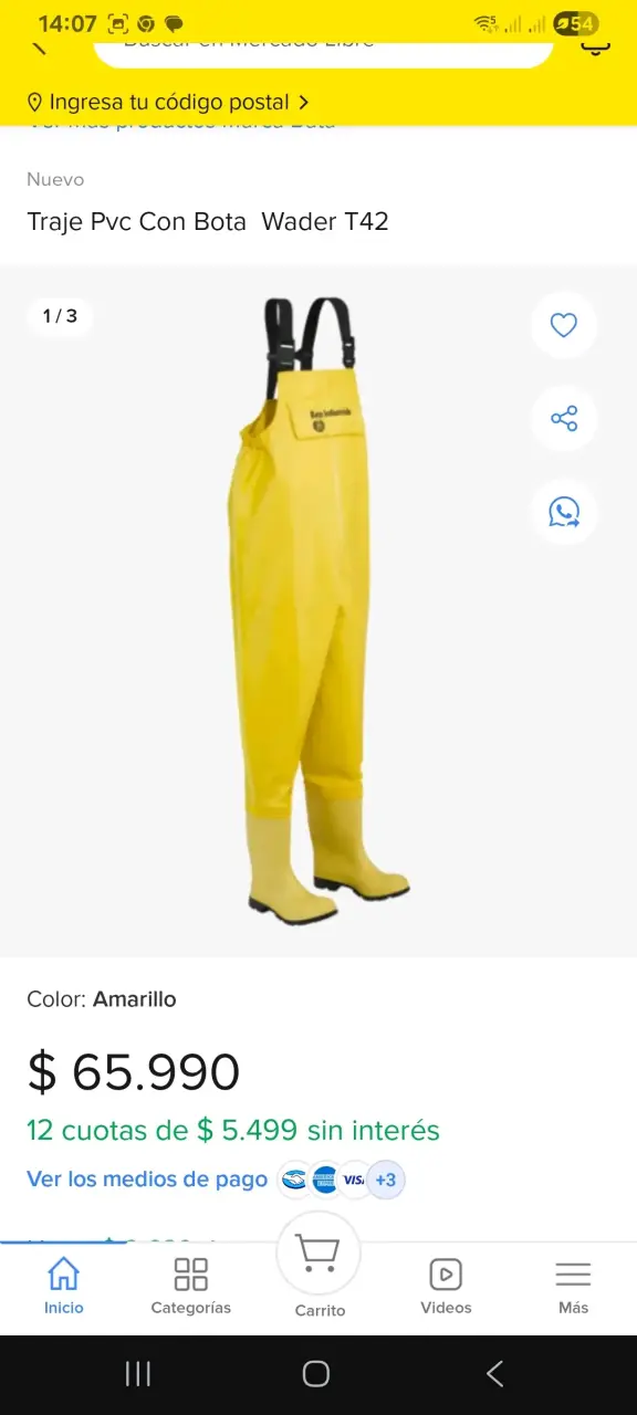 Traje de PVC con botas impermeables Bata - 2