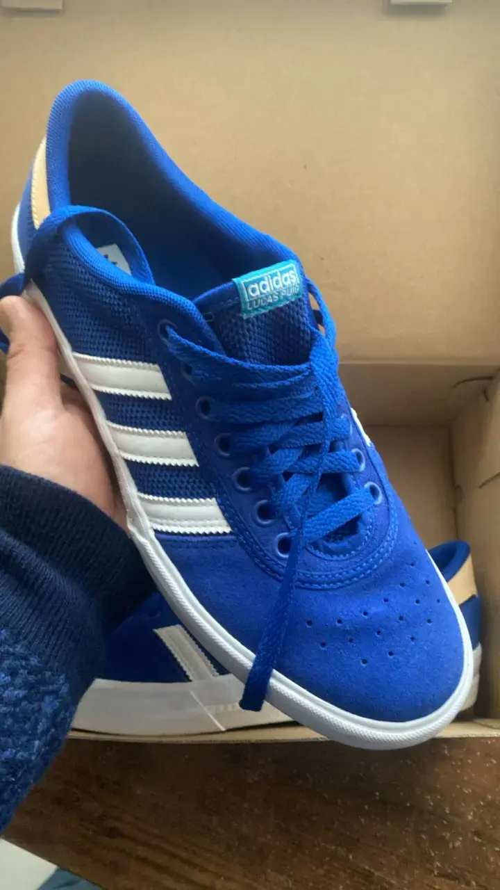 Zapatillas Adidas Originals azules con blanco - 2