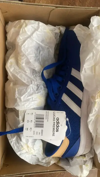 Zapatillas Adidas Originals azules con blanco - miniatura 3