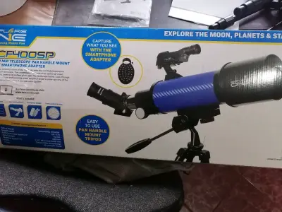 Telescopio con trípode y accesorios - miniatura 4