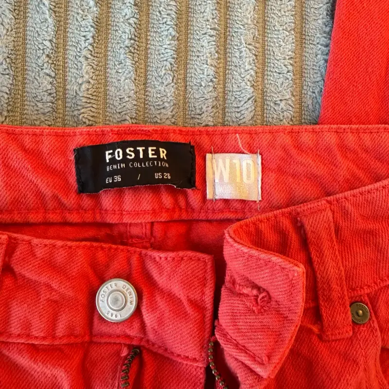 Jeans rojos Foster para mujer - 2