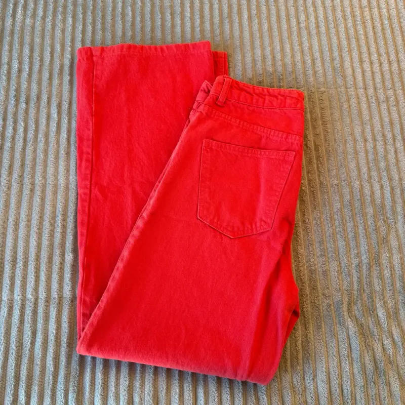 Jeans rojos Foster para mujer - 3