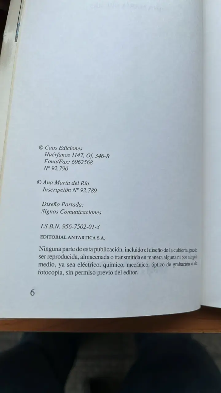 Libro 'Gato por Liebre' de Ana María del Río - 3