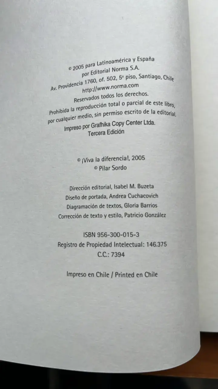 Libro '¡Viva la Diferencia!' de Pilar Sordo - 3