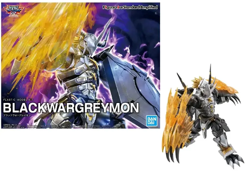 Kit de modelo plástico BlackWarGreymon Bandai