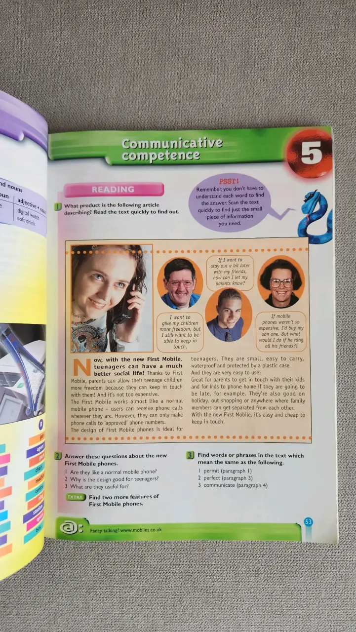 Libro de inglés My Choice 4 - 3