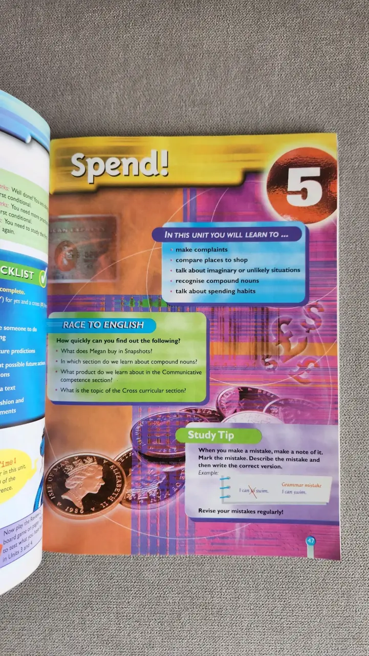 Libro de inglés My Choice 4 - 5