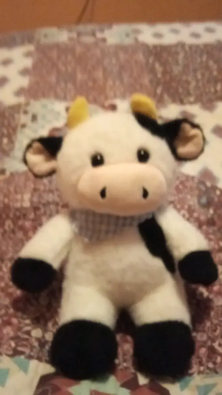 Peluche de vaca suave y adorable - 1