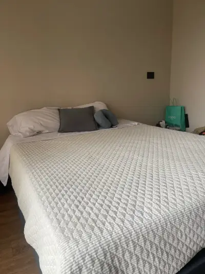 Cama matrimonial con colchón 2 1/2 - miniatura 2