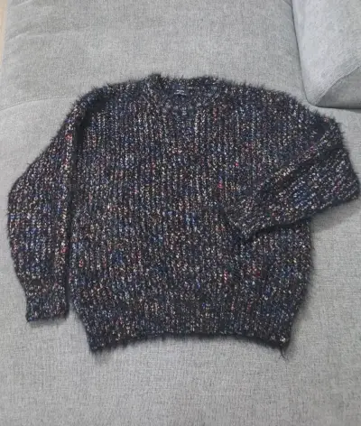 Suéter de lana multicolor para mujer - miniatura 1