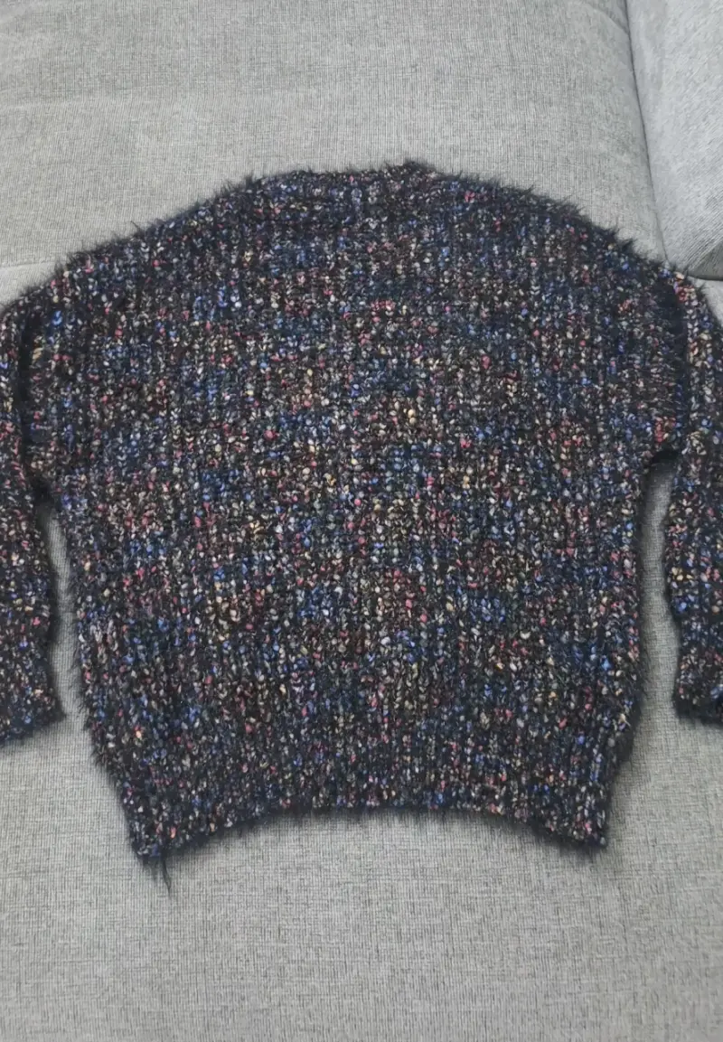 Suéter de lana multicolor para mujer - 3