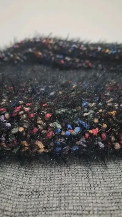 Suéter de lana multicolor para mujer - miniatura 5