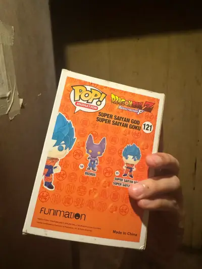 Figura Funko Pop Super Saiyan God Goku - miniatura 2