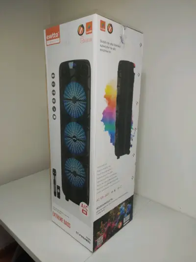 Parlante Bluetooth Ewtto Extreme Bass con Micrófon - miniatura 2