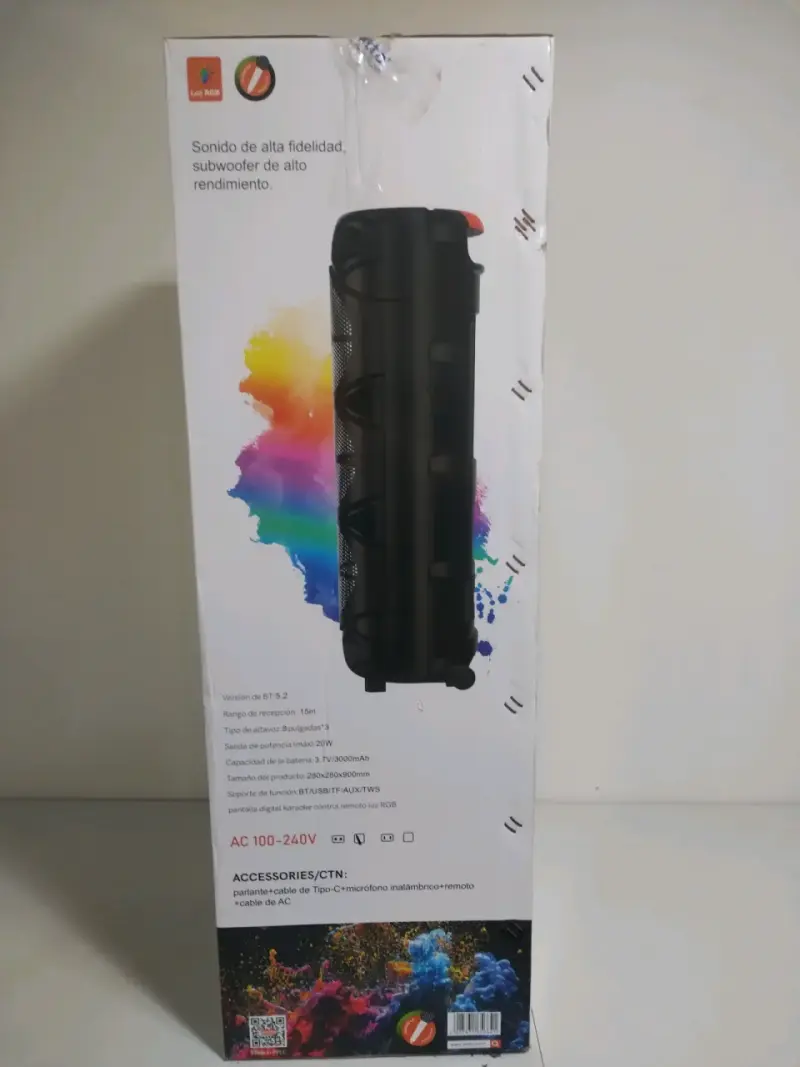 Parlante Bluetooth Ewtto Extreme Bass con Micrófon - 3