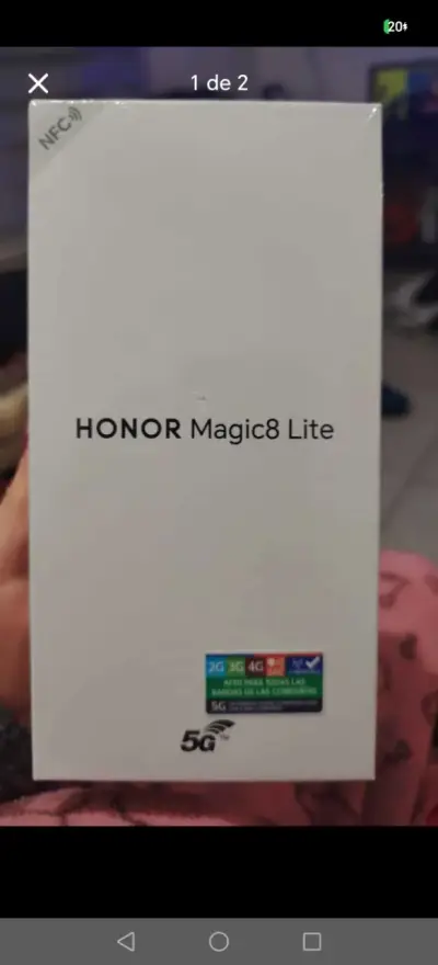 Smartphone Honor Magic8 Lite nuevo en caja - miniatura 2